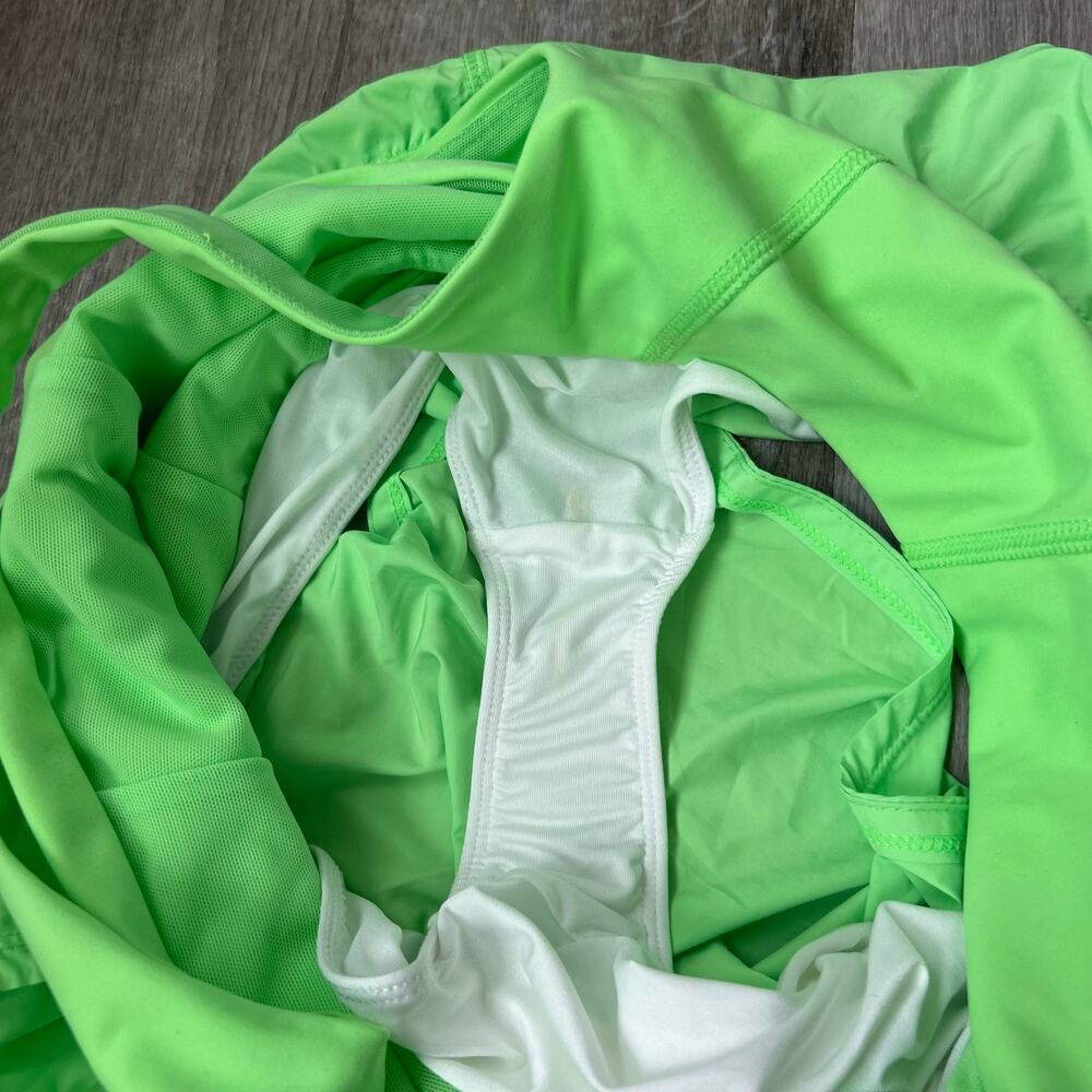 Free People Movement Hot Shot Romper Neon Green Athletic Running Size Large - Picture 8 of 8